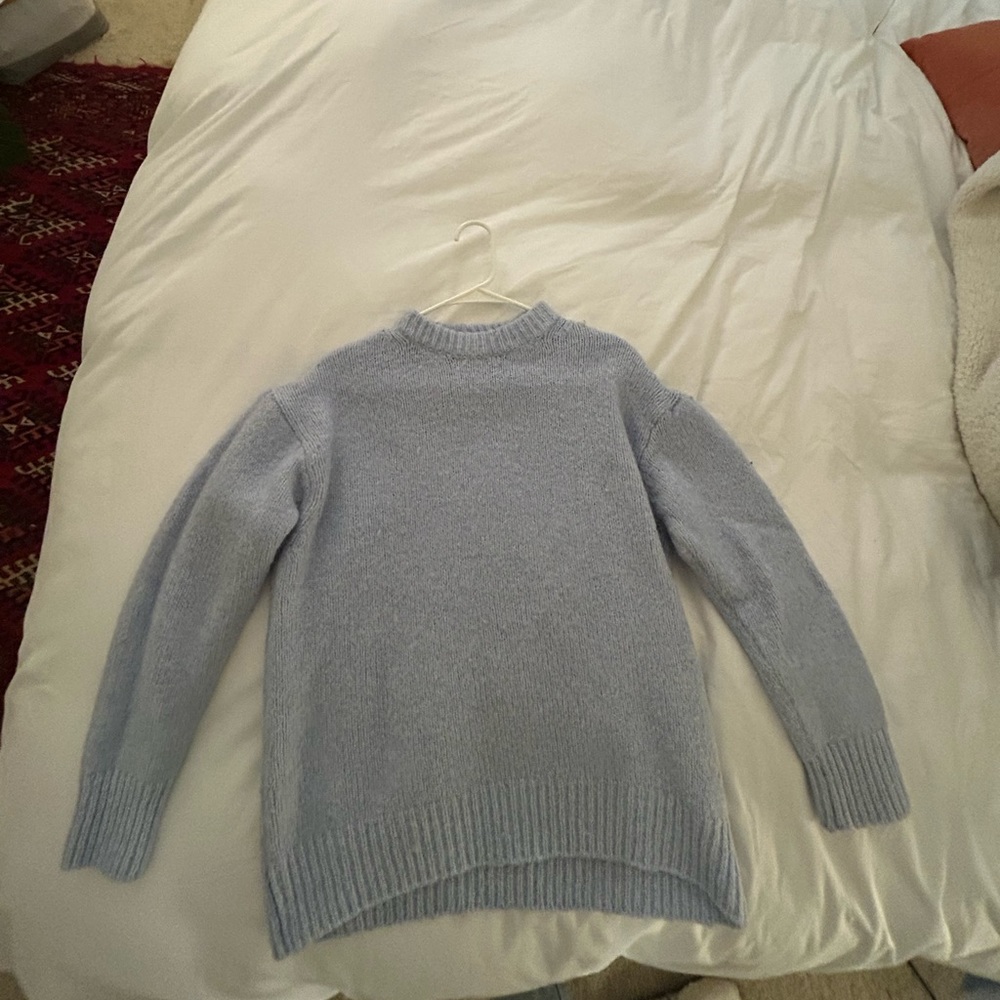 Baby blue Zara sweater